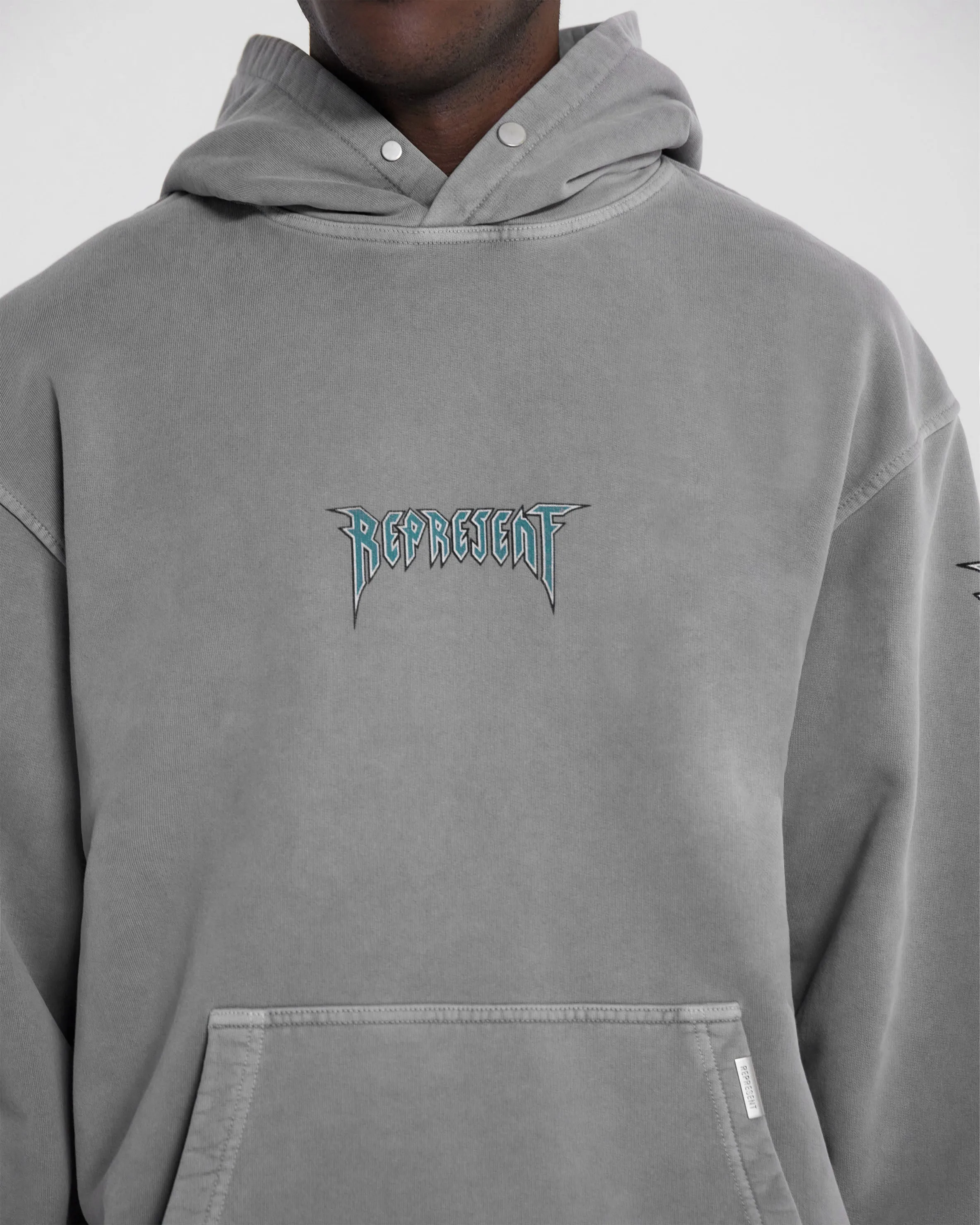 Rock Logo Hoodie - Ultimate Grey