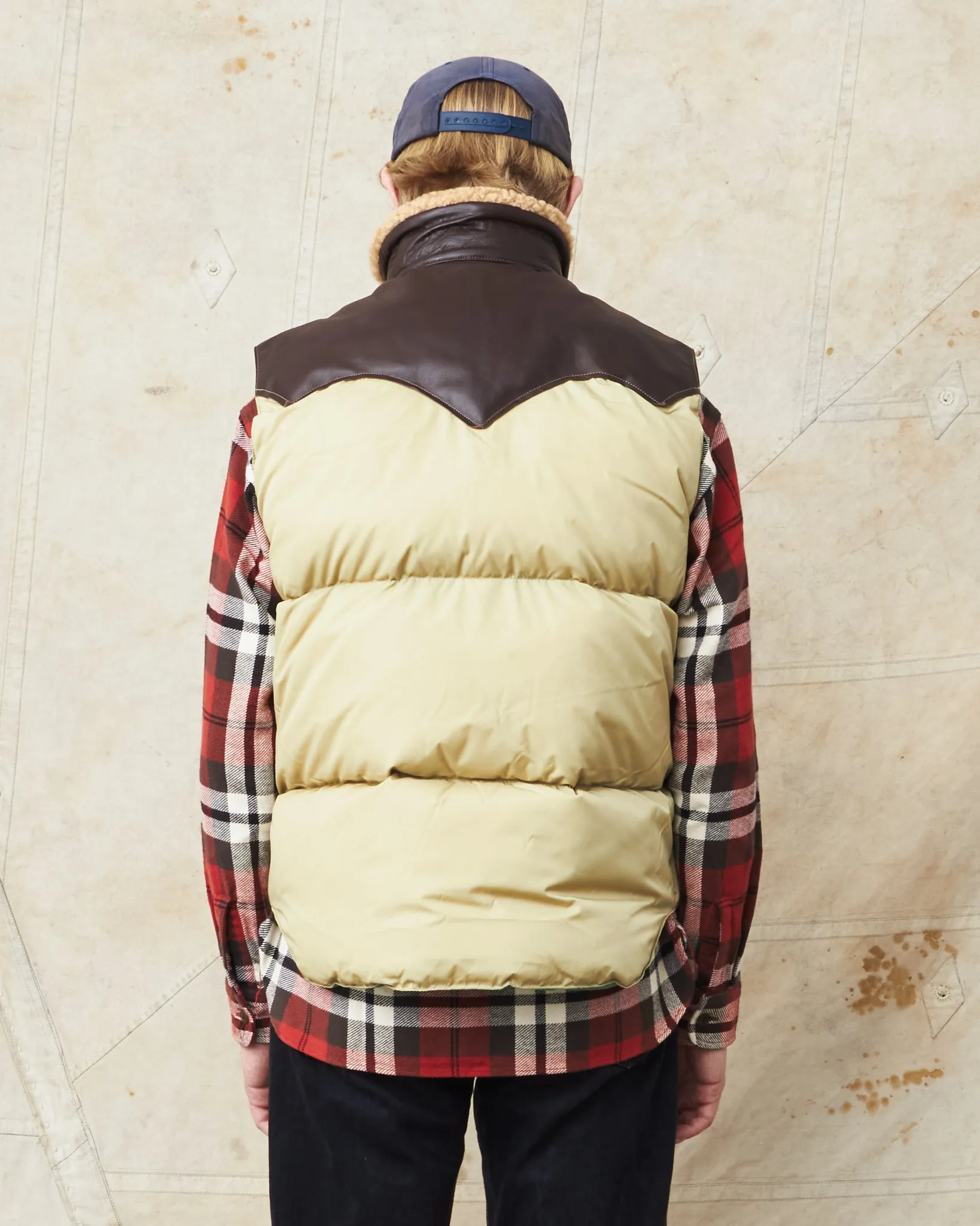 Rocky Mountain Featherbed Christy Nylon Down Vest Tan