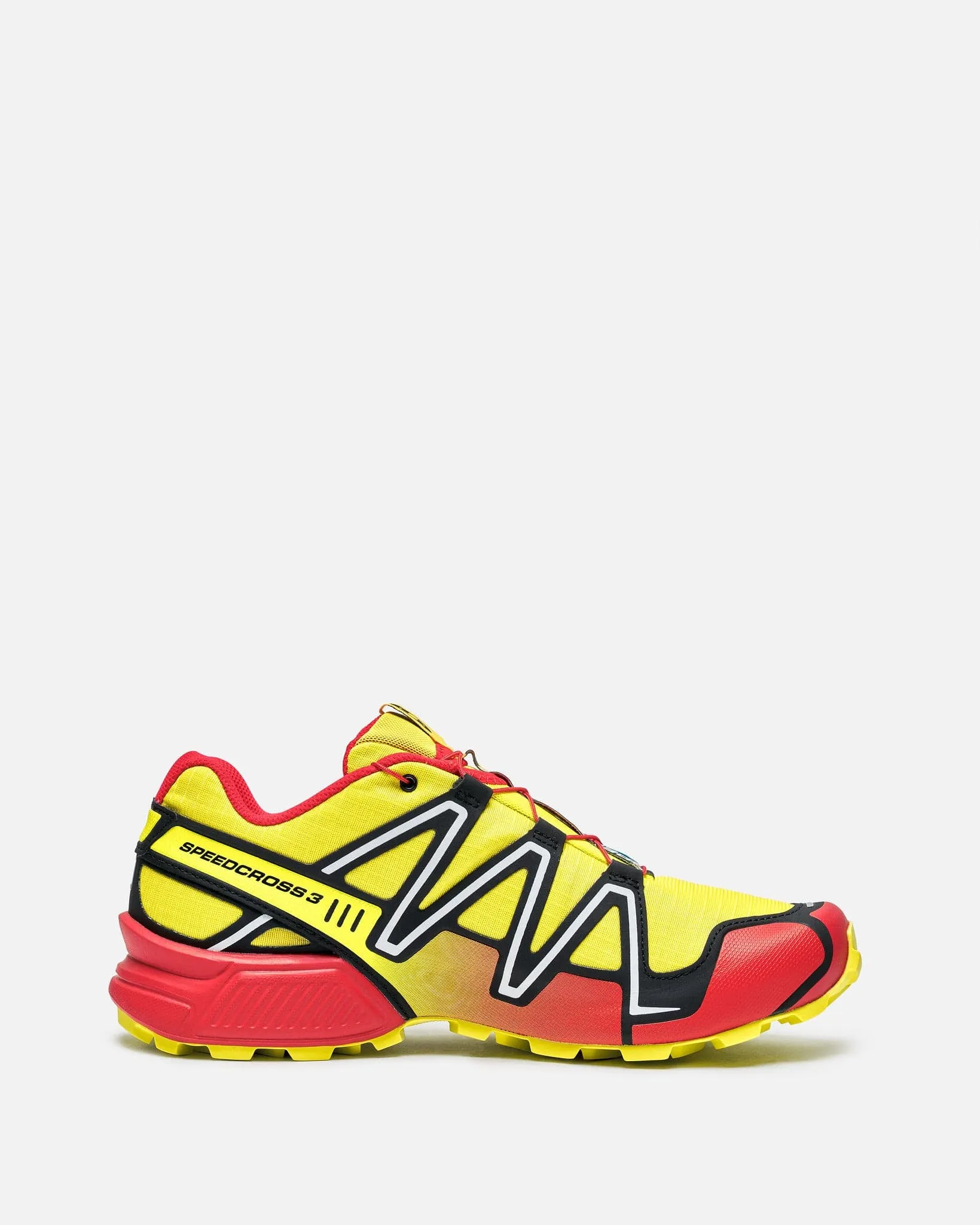 Salomon Speedcross 3 in Sulphur Spring/High Risk Red