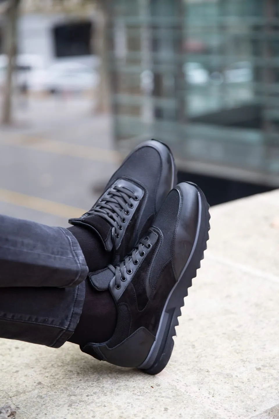 Sardinelli Laced Sports Shoes Black