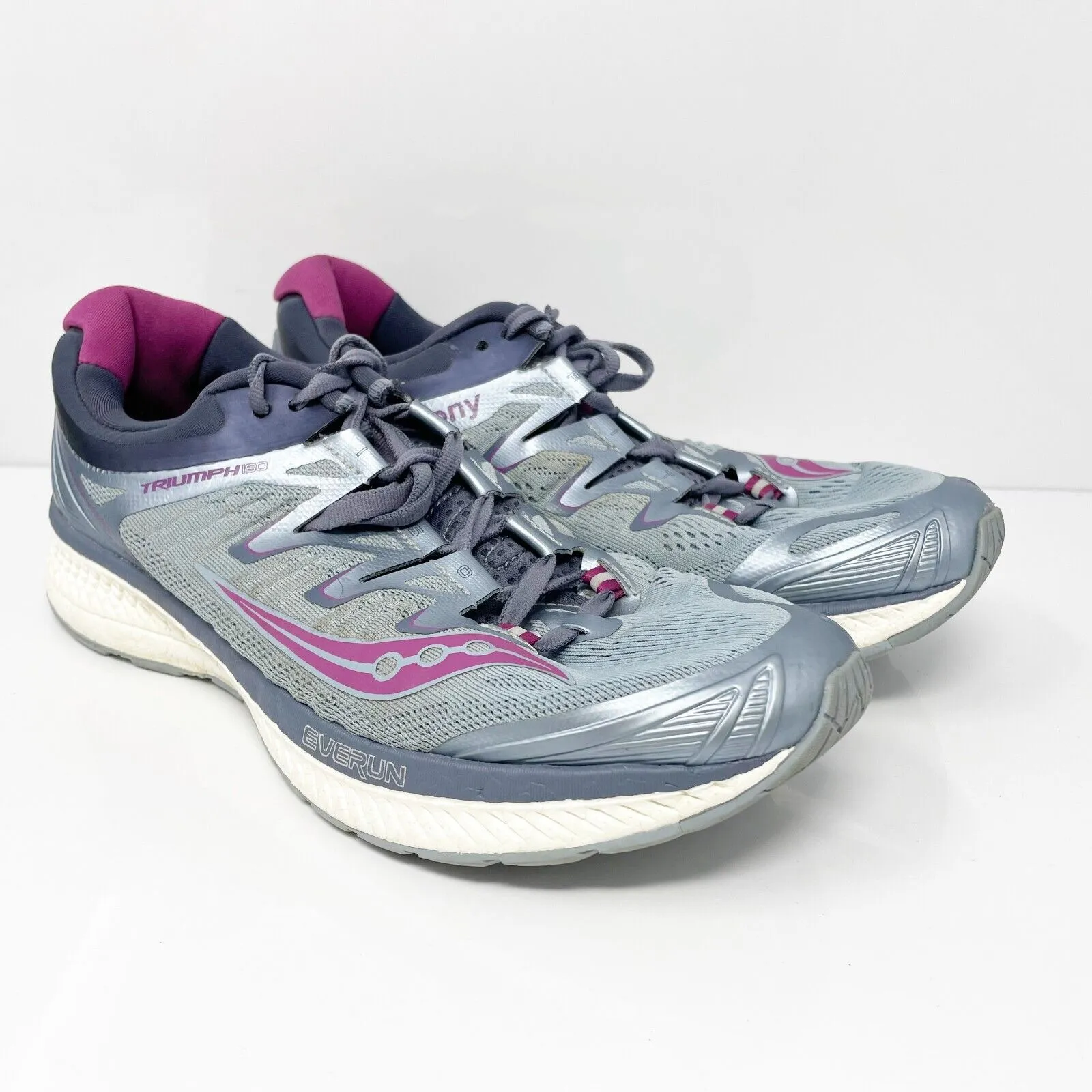 Saucony Womens Triumph ISO 4 S10413-1 Blue Running Shoes Sneakers Size 9.5