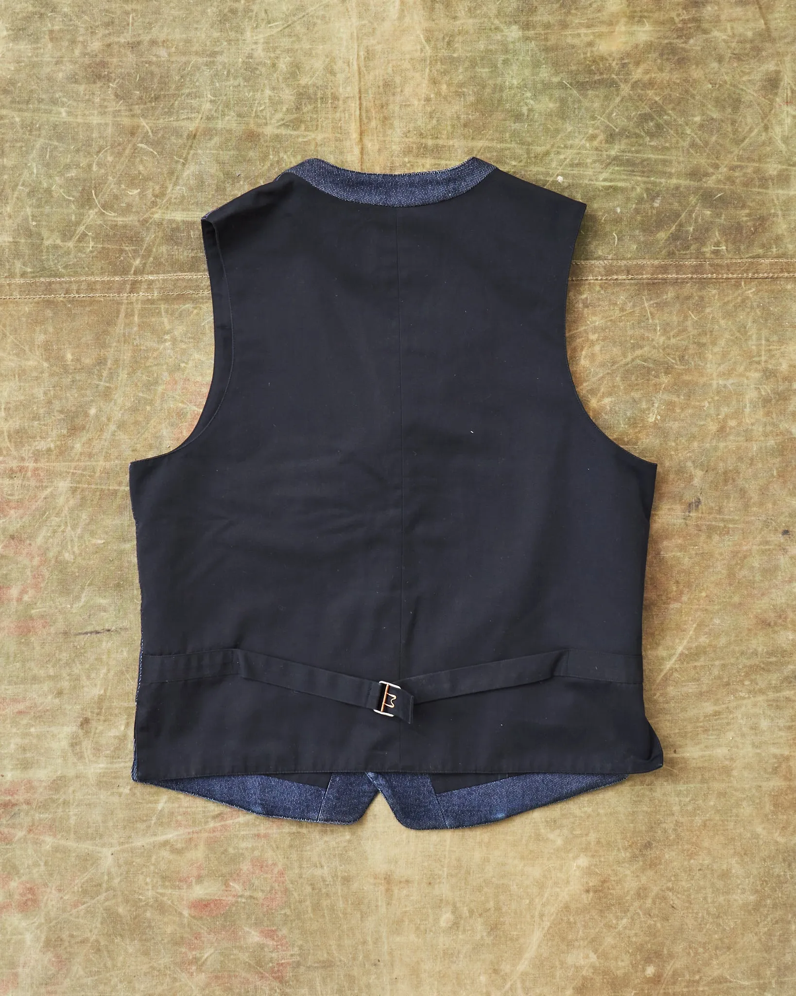 Second Hand Indigofera Chicota Vest Indigo Twill Size M