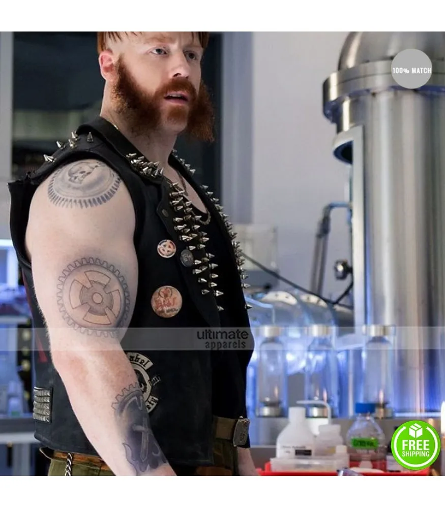 Sheamus TMNT 2 Rocksteady Biker Vest