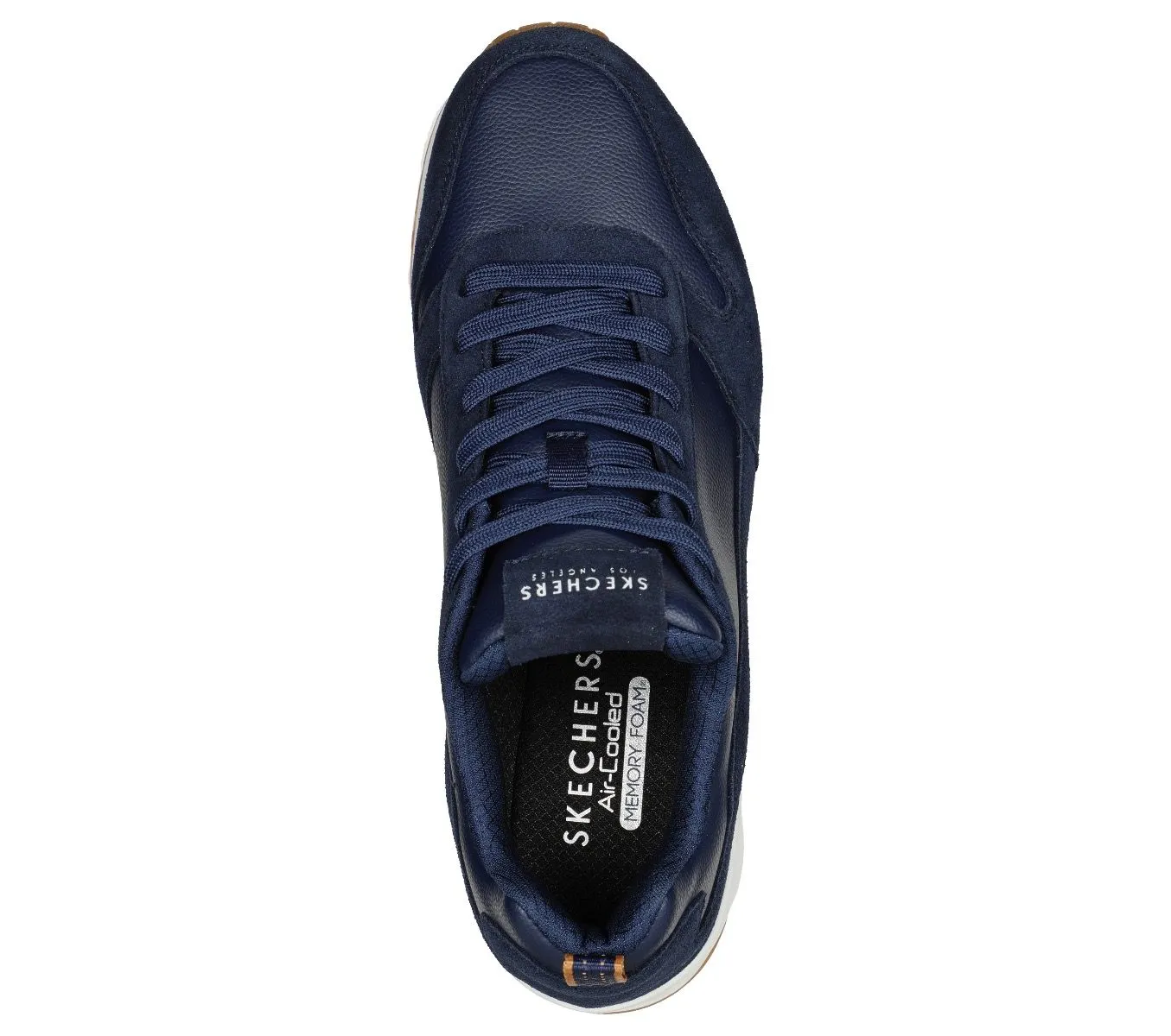 Skechers Uno Stacre Trainers Navy Leather