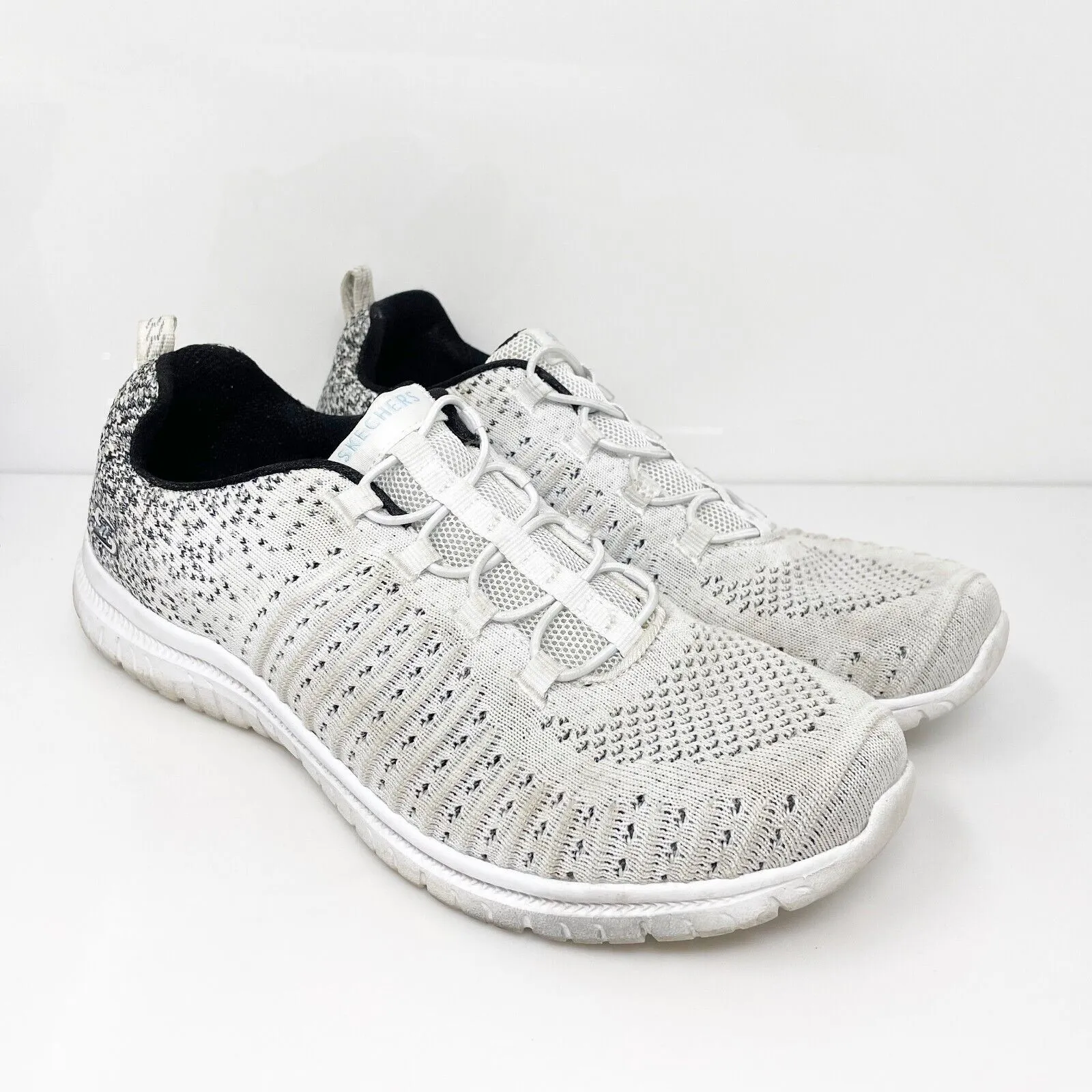 Skechers Womens Virtue 104411 Gray Running Shoes Sneakers Size 9.5