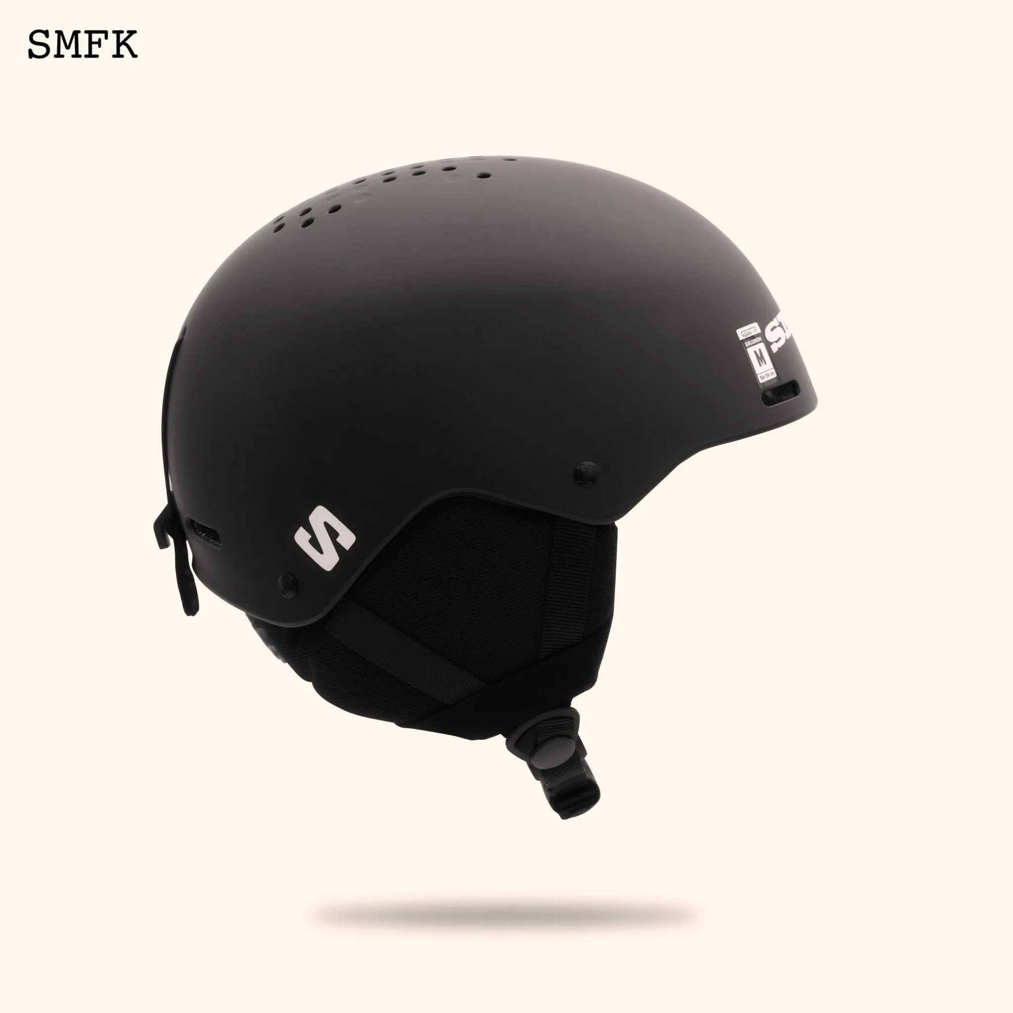 SMFK X SALOMON  COMPASS BRIGADE Ski Helmet In Black-