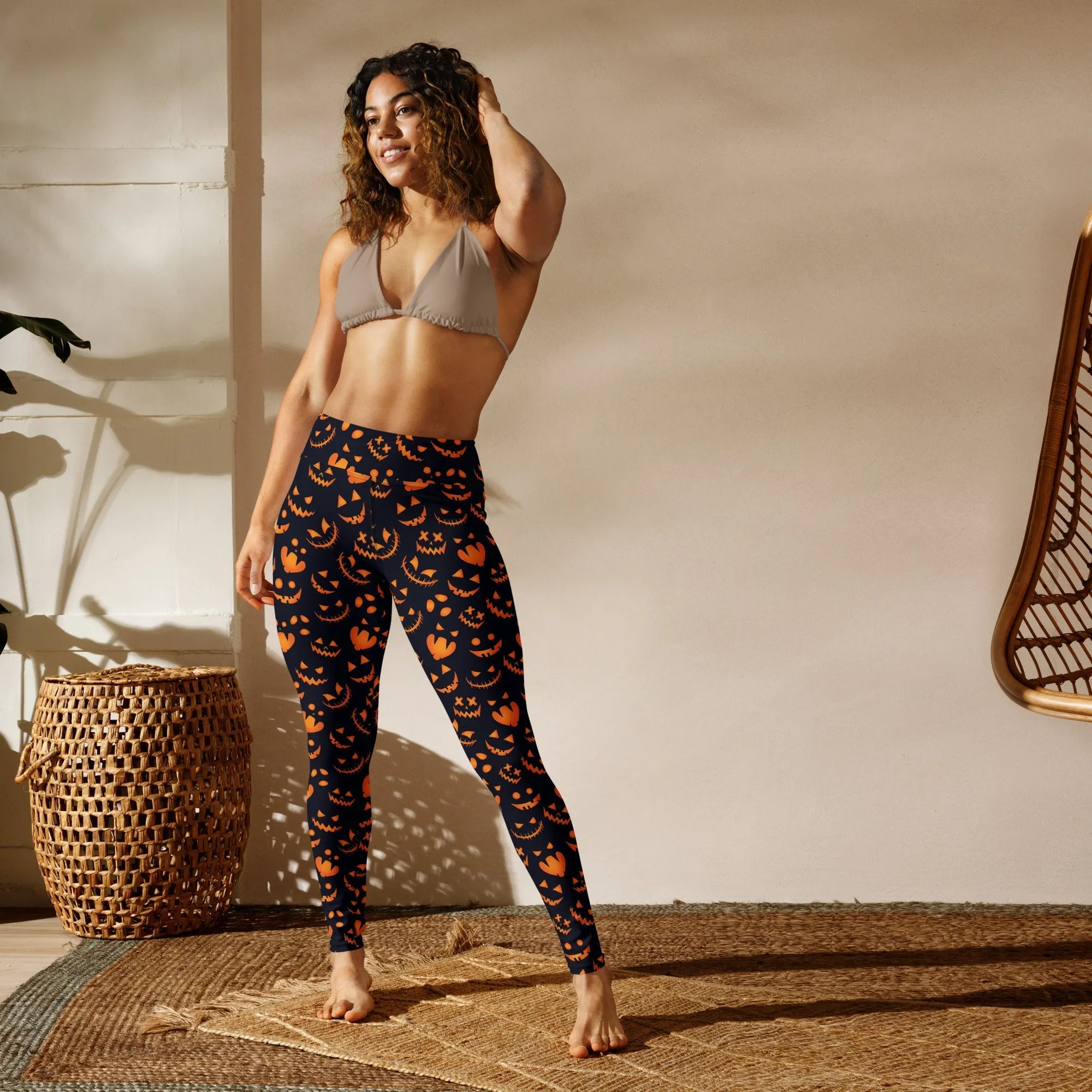 Spooktacular Halloween Yoga Leggings