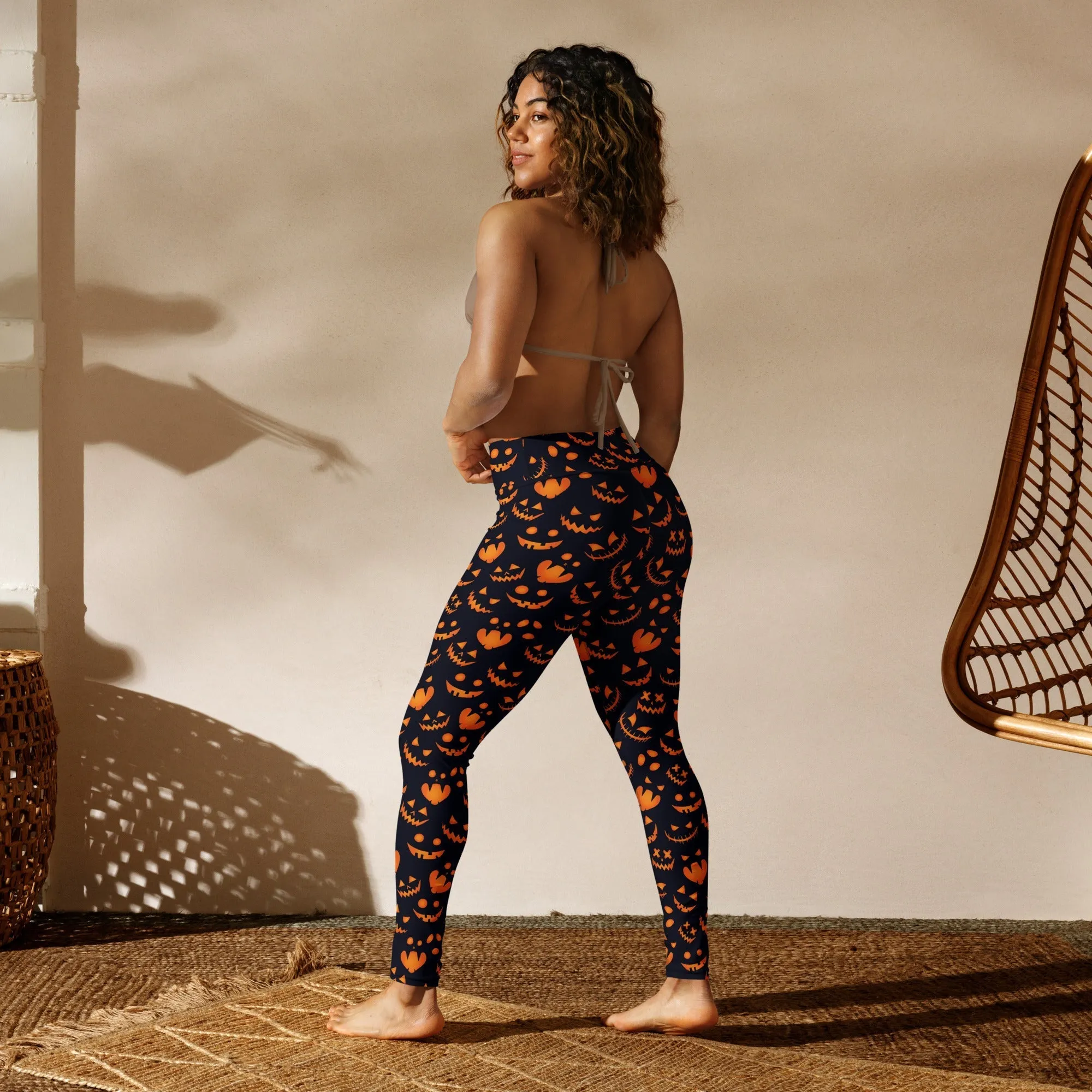 Spooktacular Halloween Yoga Leggings