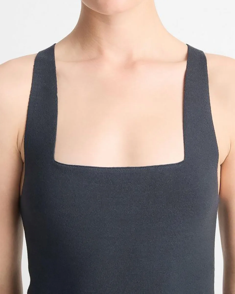 Square-Neck Racerback Tank Top