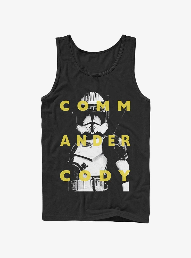 Star Wars The Clone Cody Text Tank