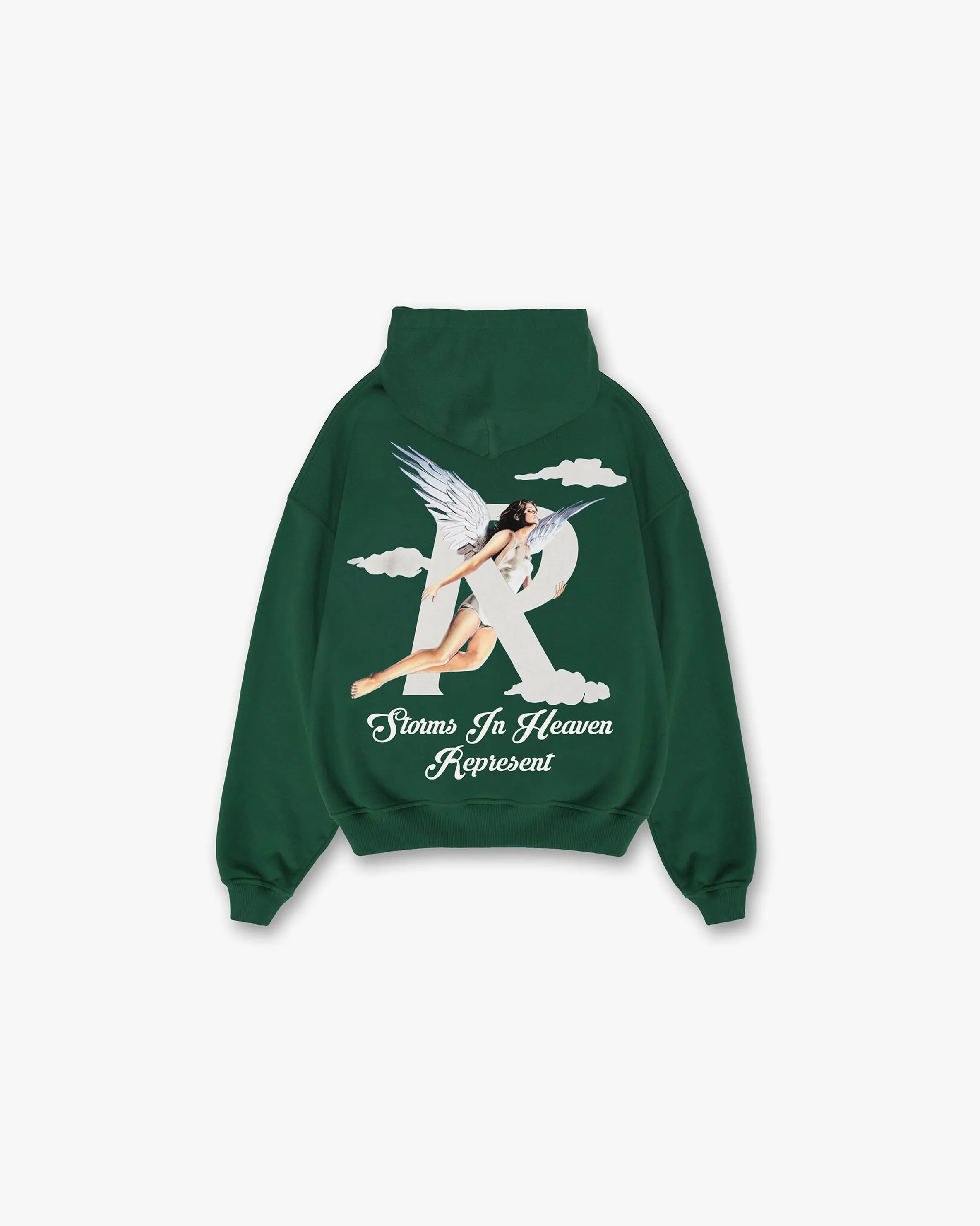 Storms In Heaven Hoodie - Racing Green