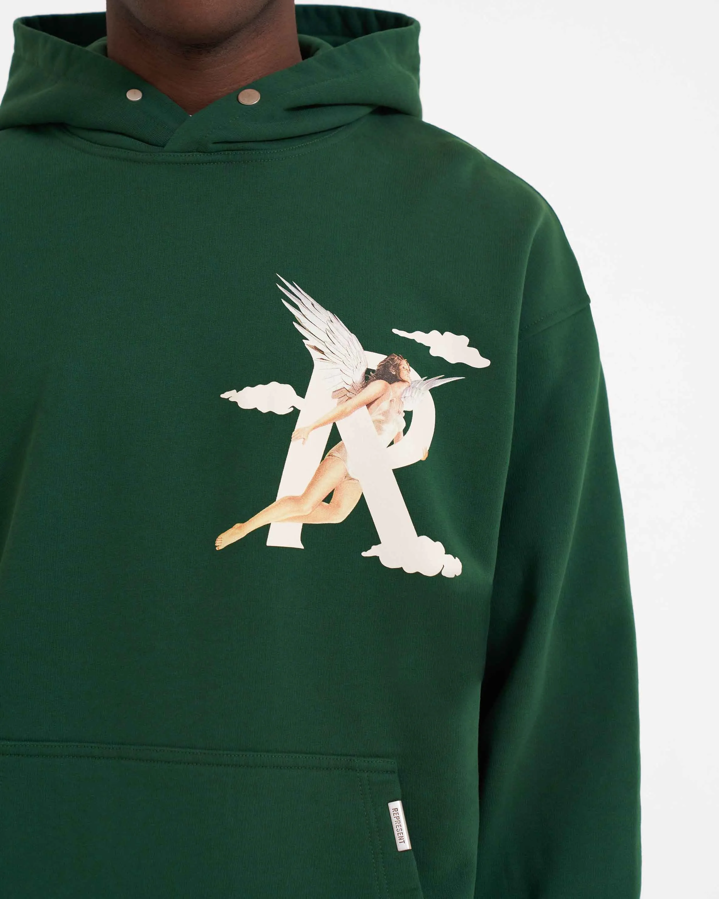 Storms In Heaven Hoodie - Racing Green