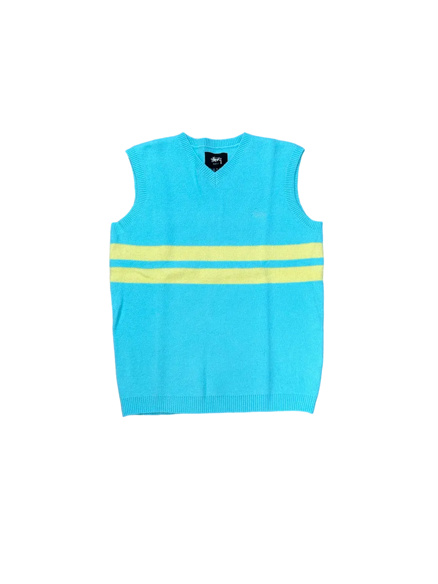 Stüssy Brushed Stripe Knitted Vest M
