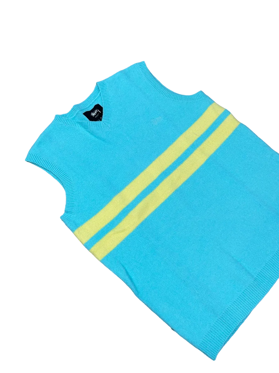 Stüssy Brushed Stripe Knitted Vest M