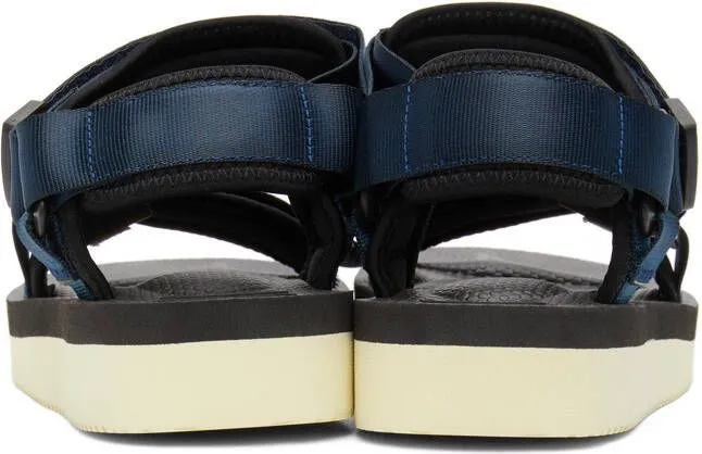 Suicoke Navy & Black DEPA-V2 Sandals