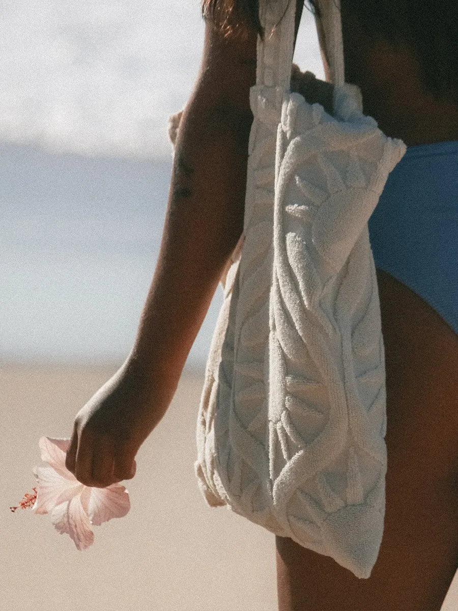 Sundown Towelling Tote | Quartz