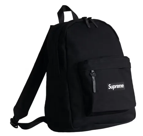 Supreme Canvas Backpack Black