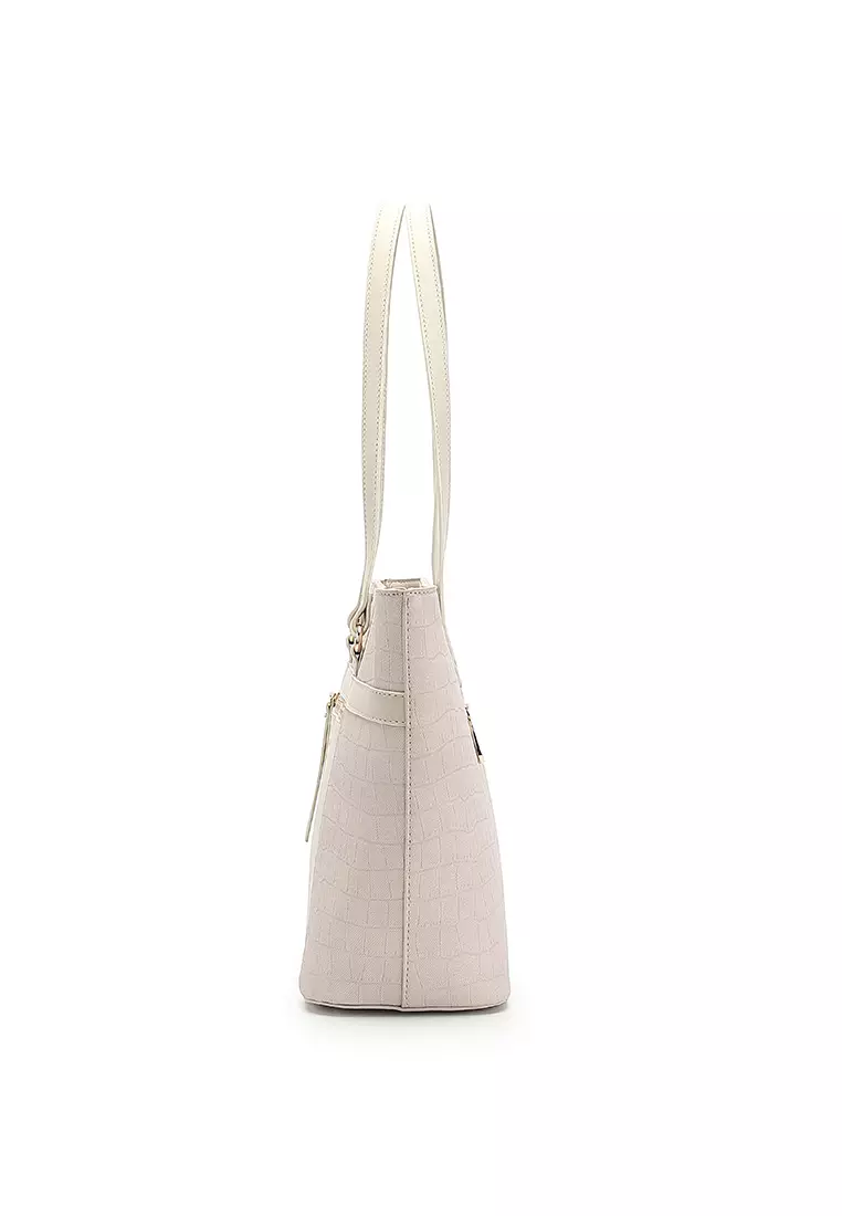 Swiss Polo Women's Tote Bag / Shoulder Bag - Beige