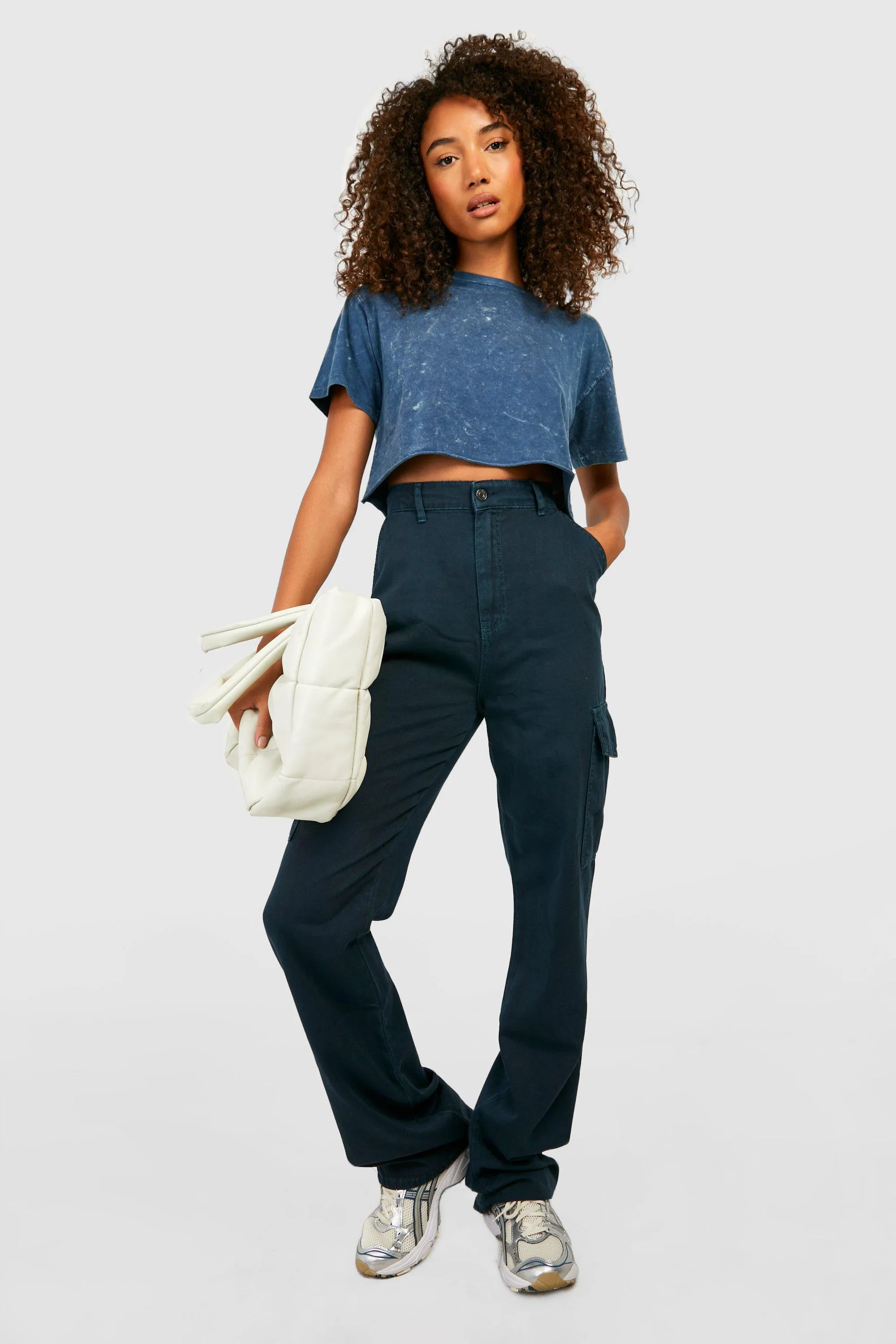 Tall Wide Leg Relaxed Cargo Pants