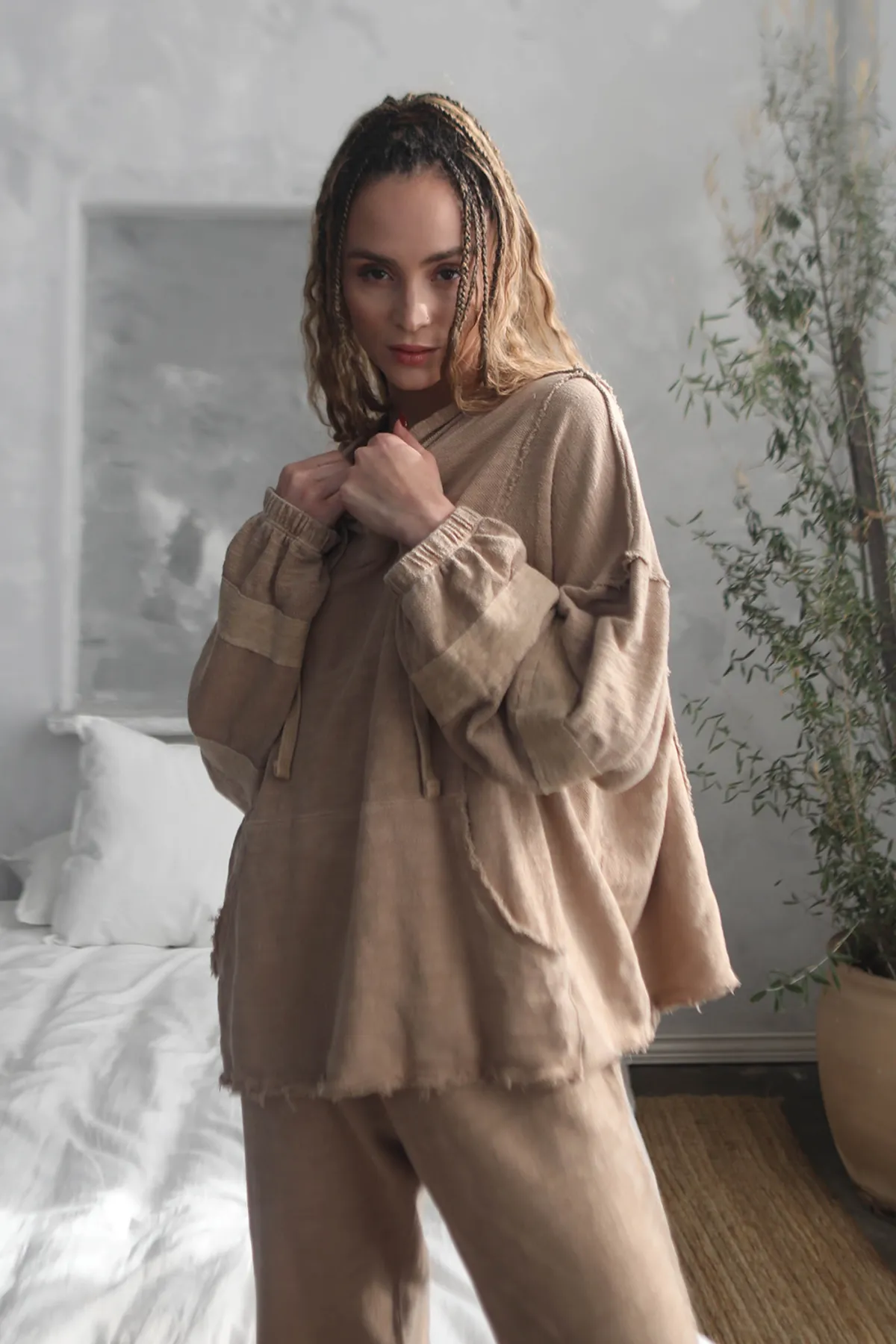 The New Baja Hoodie - Navy/Olive/Sand