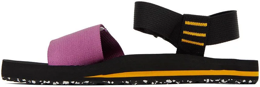 The North Face Black & Purple Skeena Sandals