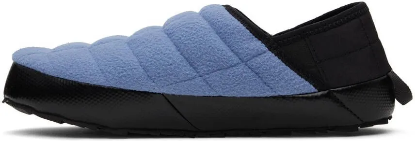 The North Face Blue & Black ThermoBall Traction V Denali Mules