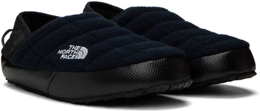 The North Face Blue & Black ThermoBall Traction V Denali Mules