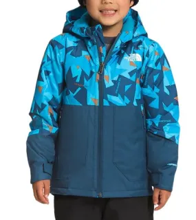 THE NORTH FACE Freedom Veste d'hiver pour garçon avec motif géométrique Veste de neige NF0A7UN8949 Bleu clair/Bleu foncé