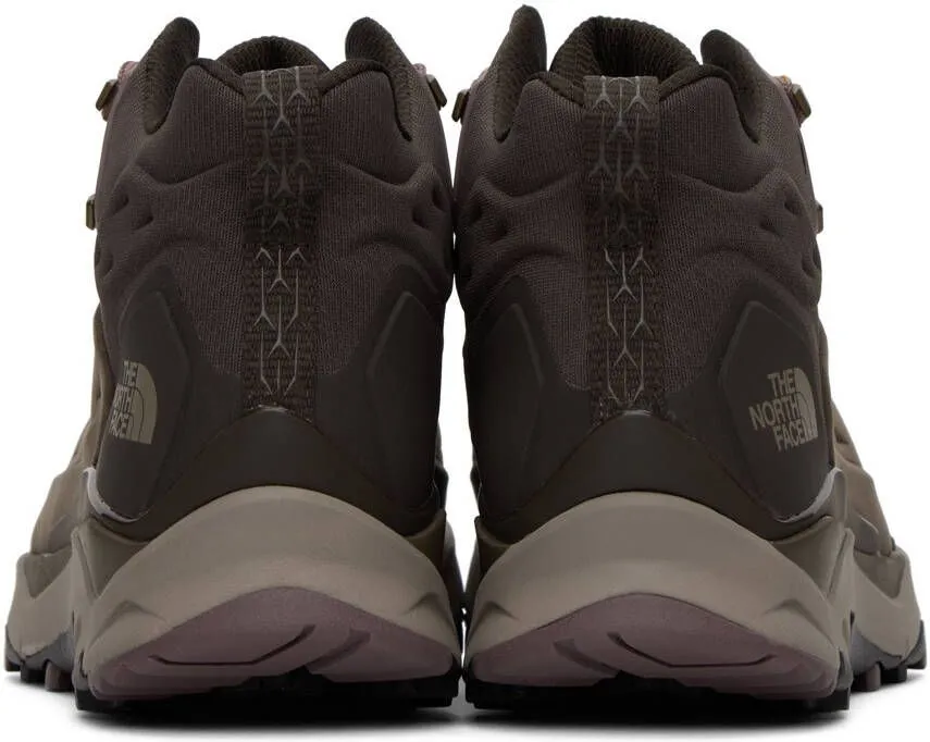 The North Face Gray Exploris Mid Sneakers