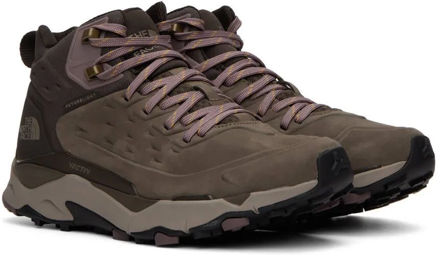 The North Face Gray Exploris Mid Sneakers