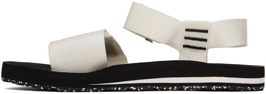 The North Face Off-White & Black Skeena Sandals