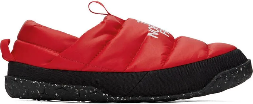 The North Face Red Nuptse Mules