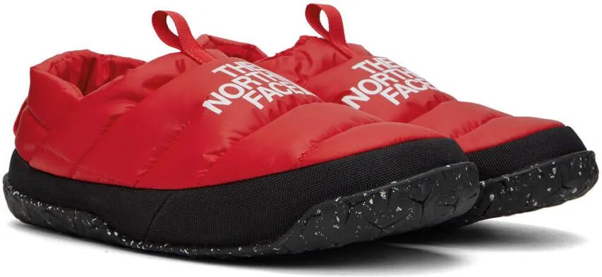 The North Face Red Nuptse Mules