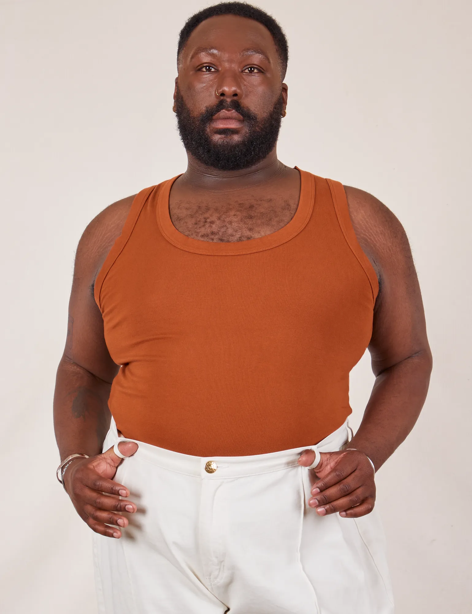 The Tank Top - Burnt Terracotta