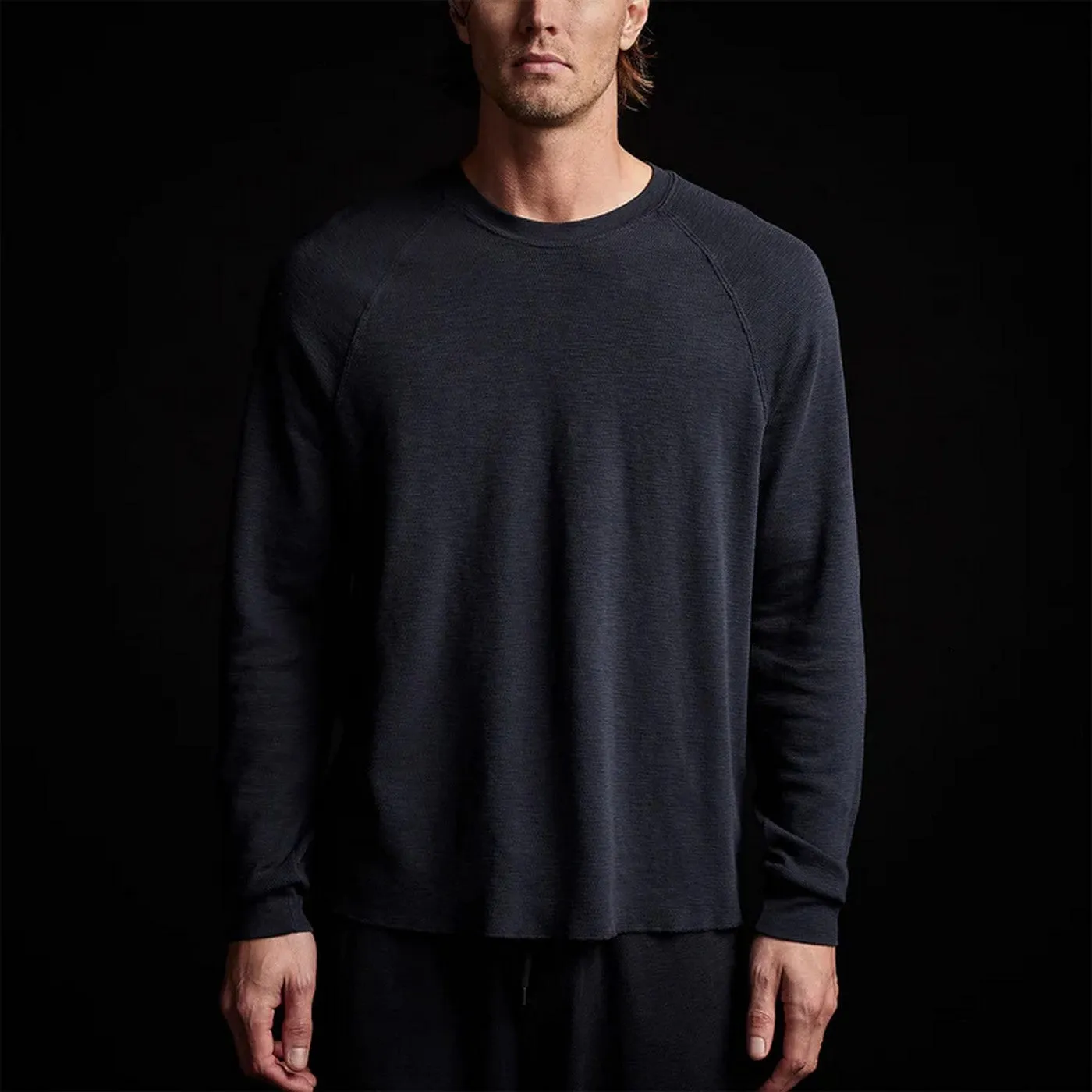 Thermal Raglan Crew Neck-Ammo Pigment