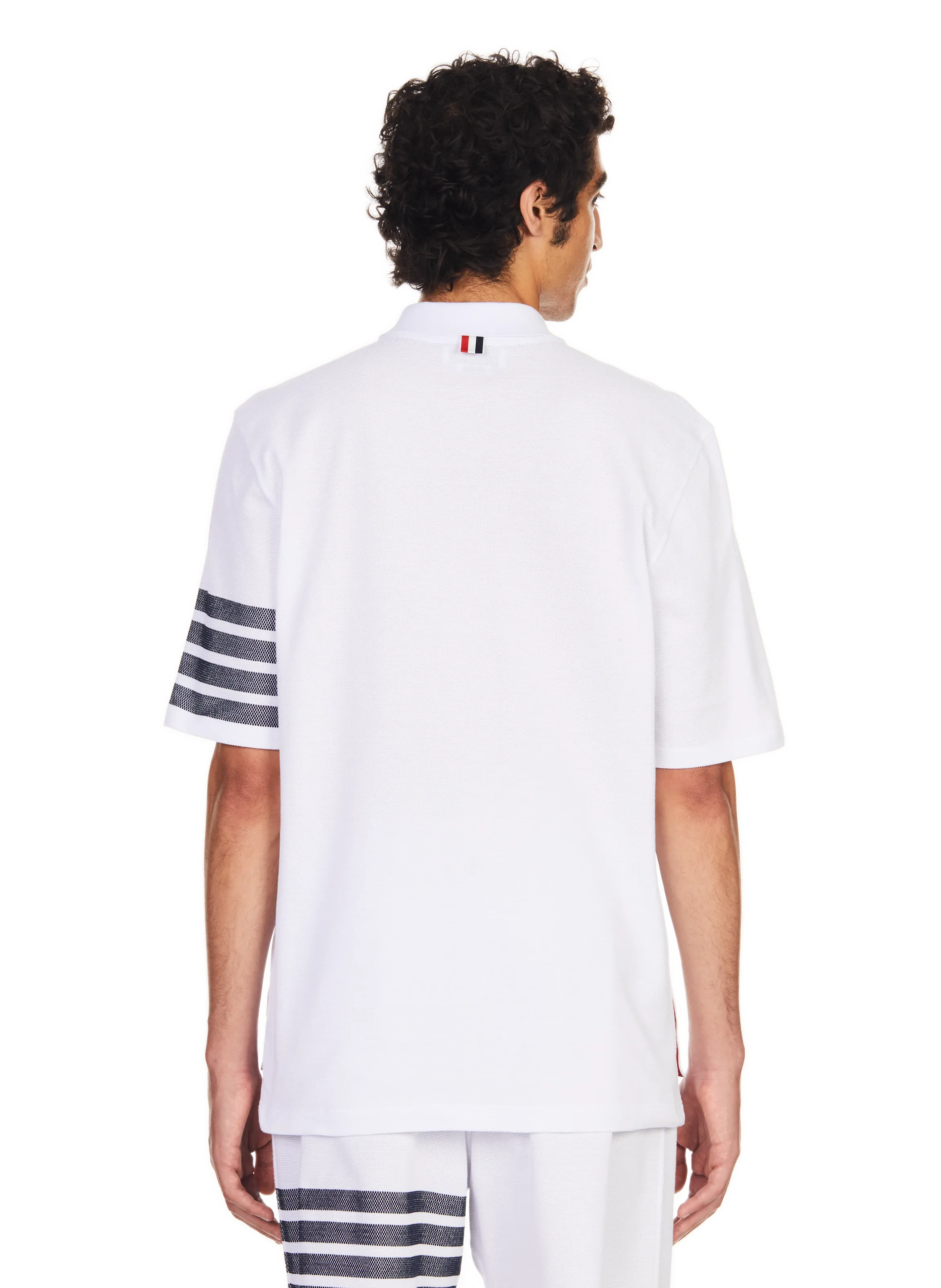 Thom browne  Piqué Polo - White