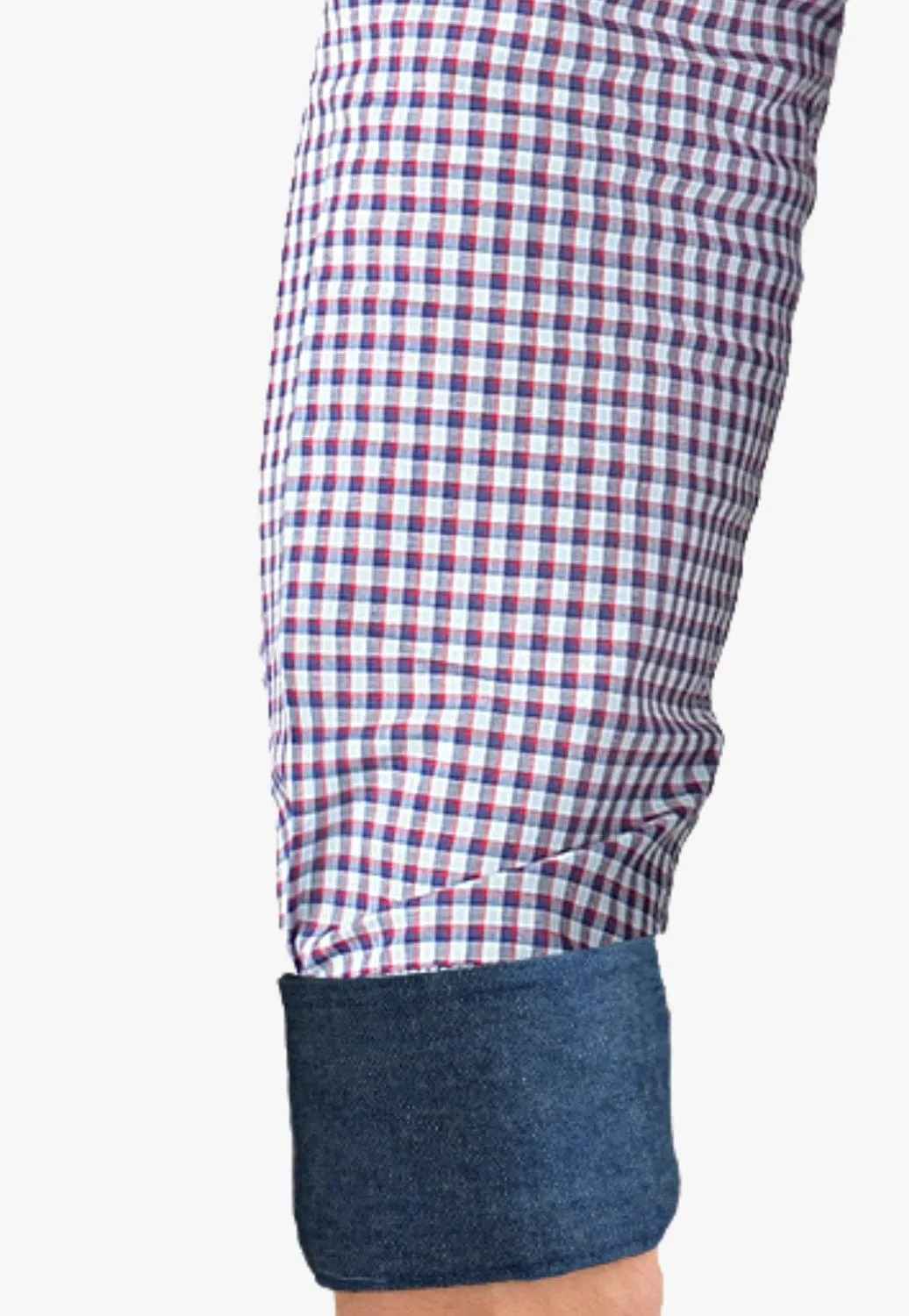 Thomas Cook Mens Burton Check Tailored Long Sleeve Shirt