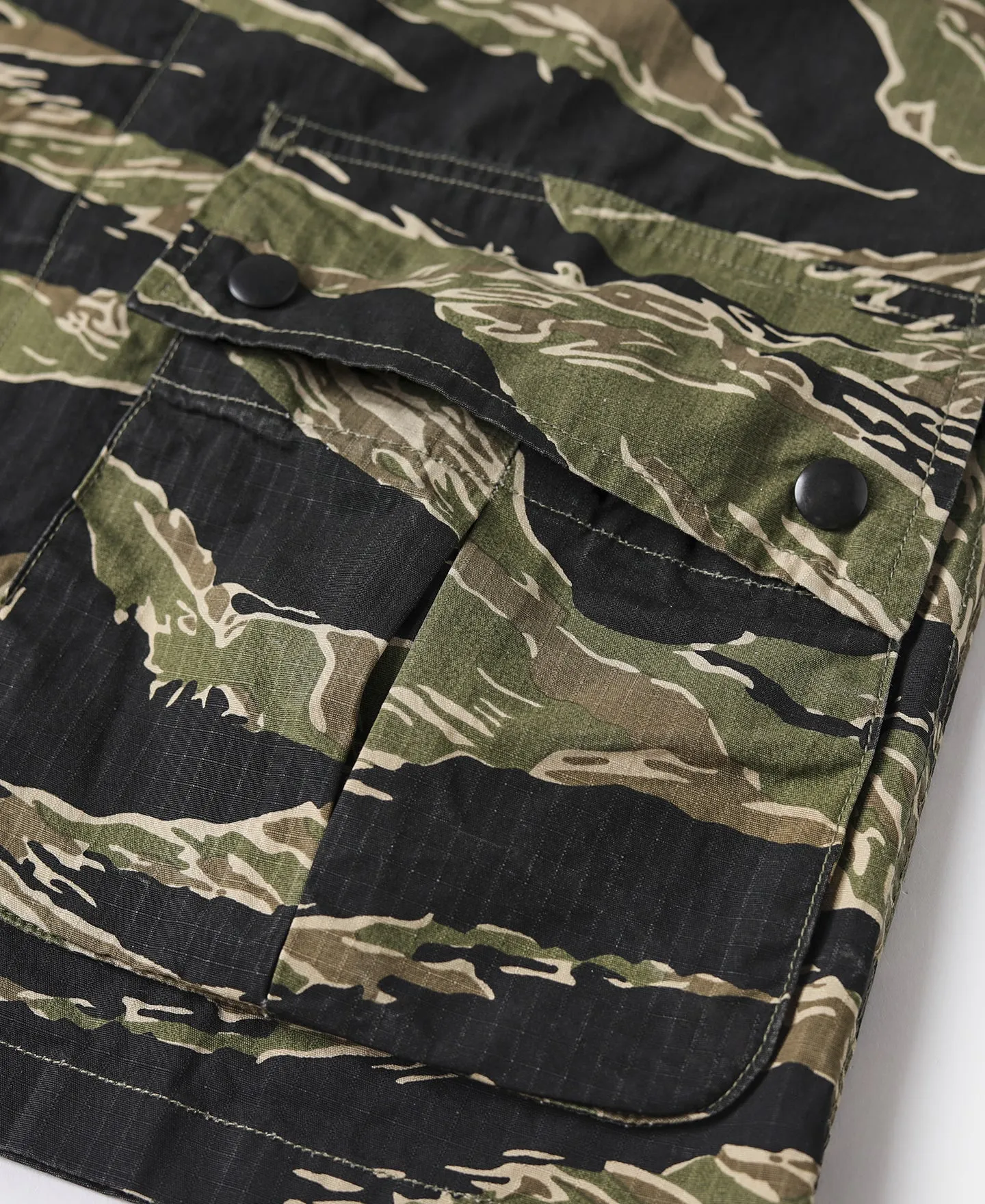 Tiger Stripe Camo Tropical Jungle Fatigue Jacket