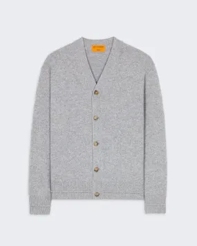 True Cardigan In Cashmere - Heather Grey