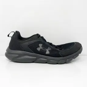 Under Armour Boys Assert 9 3024633-002 Black Running Shoes Sneakers Size 6.5Y