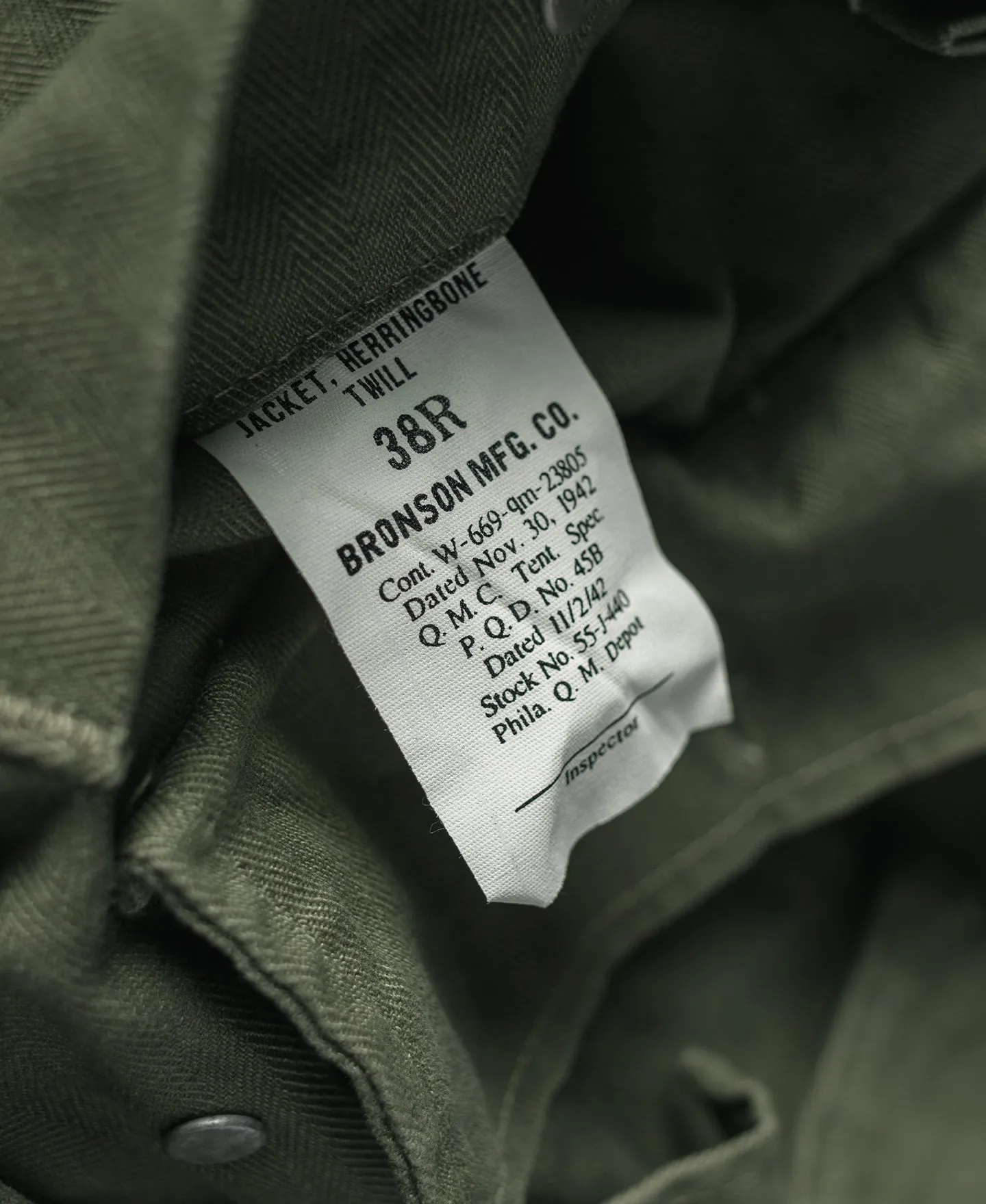 US Army M-42 HBT Jacket