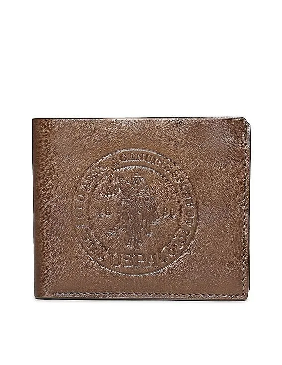 U.S. Polo Assn. Debossed Leather Wallet