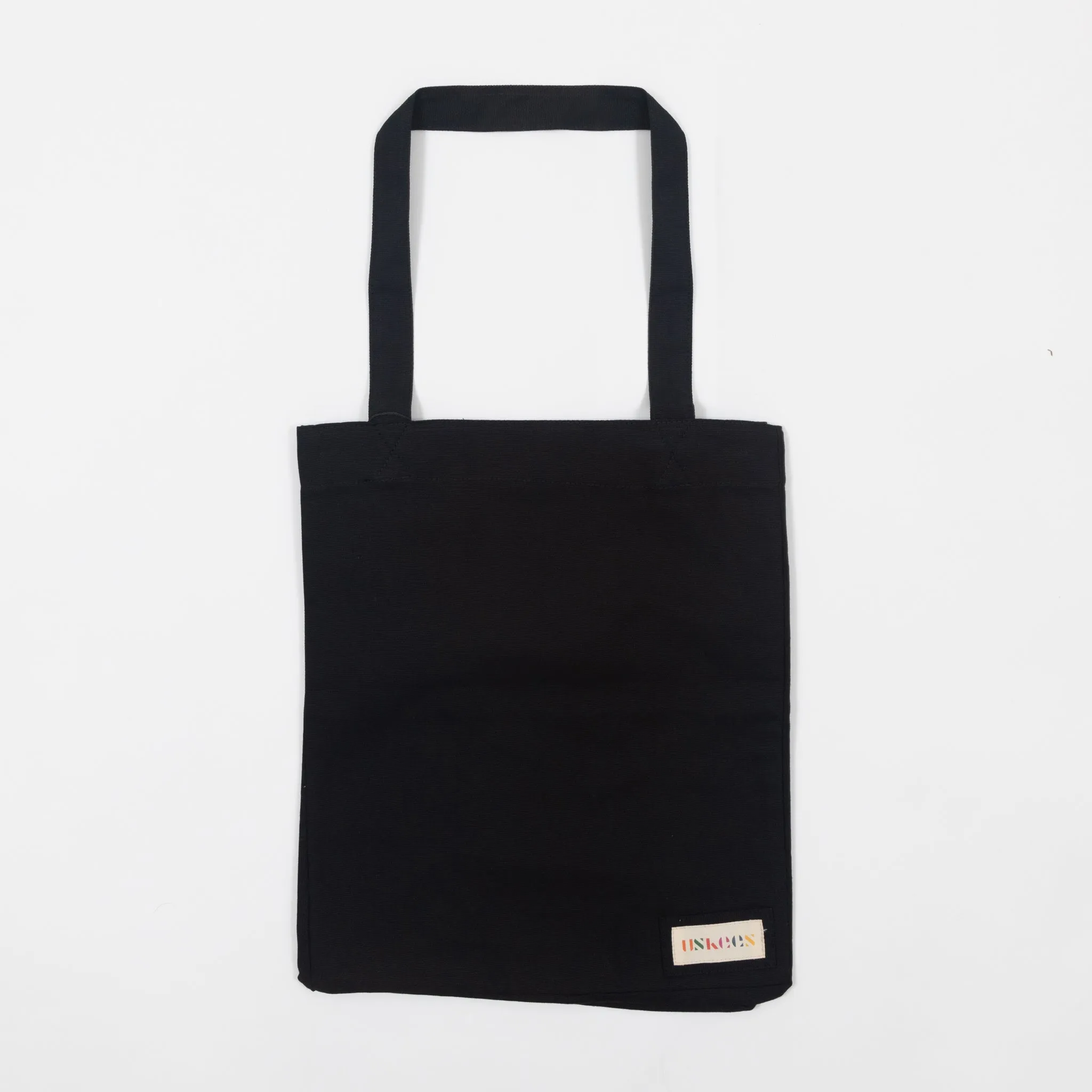 USKEES USKEES Small Organic Cotton Tote Bag in BLACK