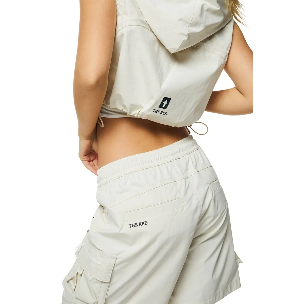 Utility Hooded Vest - Oatmeal