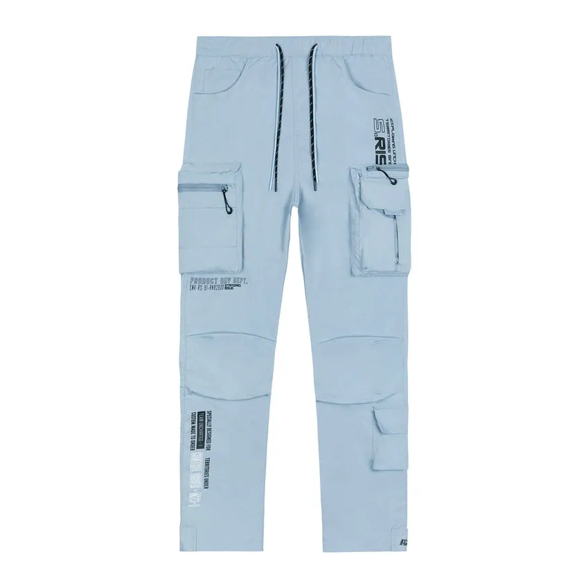 Utility Windbreaker Pants - Pale Blue