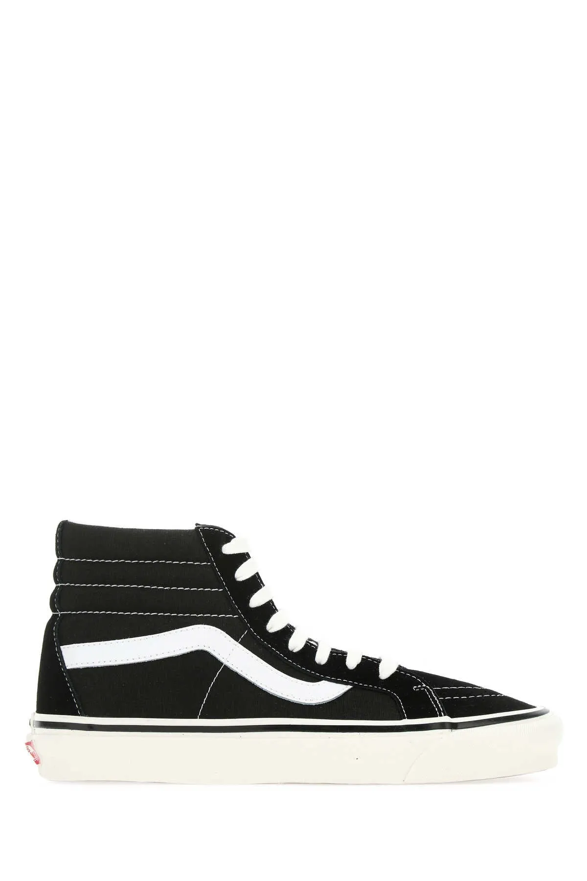 Vans Black Canvas Sk8 Hi Sneakers