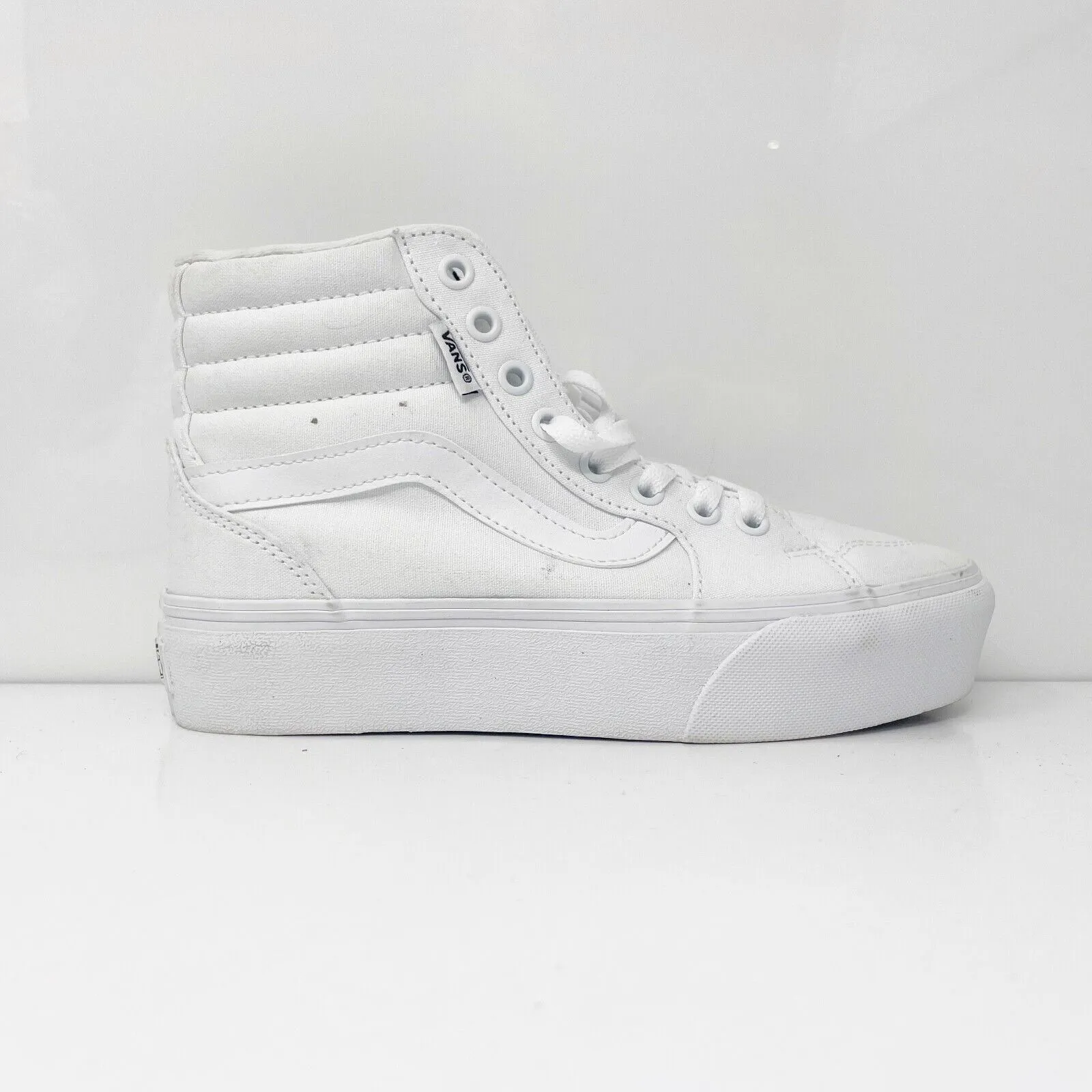 Vans Womens SK8 Hi 721356 White Casual Shoes Sneakers Size 6