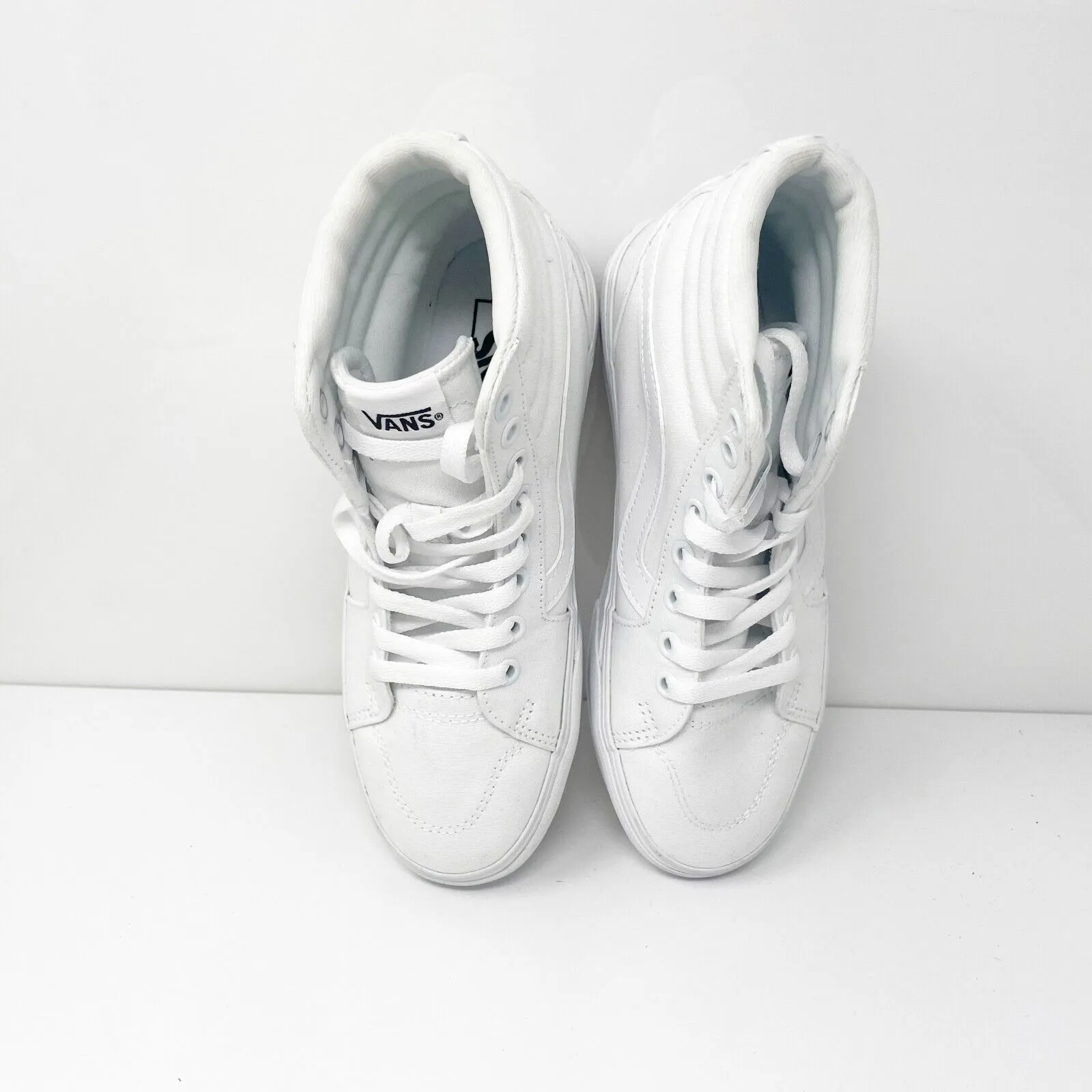 Vans Womens SK8 Hi 721356 White Casual Shoes Sneakers Size 6