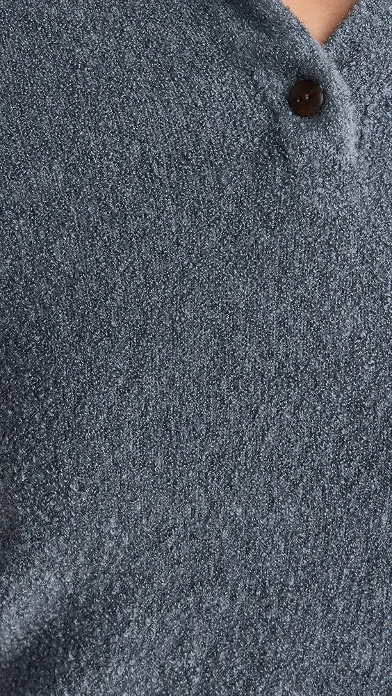 Vince   Soft Boucle Short Sleeve Polo 