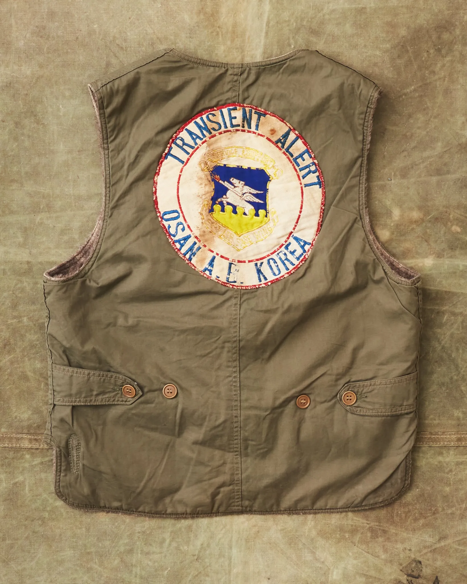 Vintage US Army Korean War Flight Vest